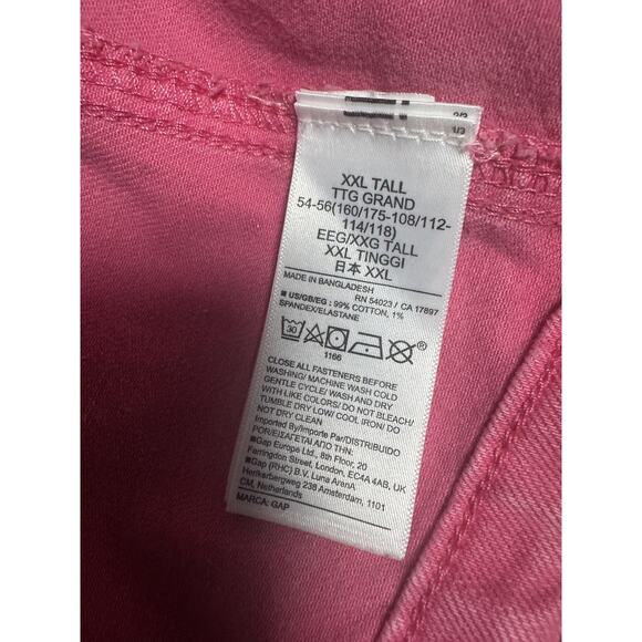 GAP Barbie Jacket Womens 2XL Tall Denim Trucker Collab 2023 Puff Sleeve Button - Picture 9 of 9